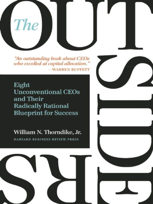 Title details for The Outsiders by William N. Thorndike - Wait list
